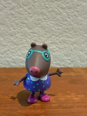 Peppa Pig Friend 2020 Molly Mole Glasses Figure Toy Vintage Jazwares